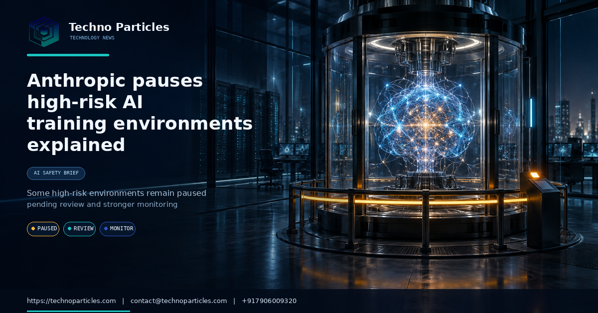 Anthropic Pauses High-Risk AI Training Environments Explained