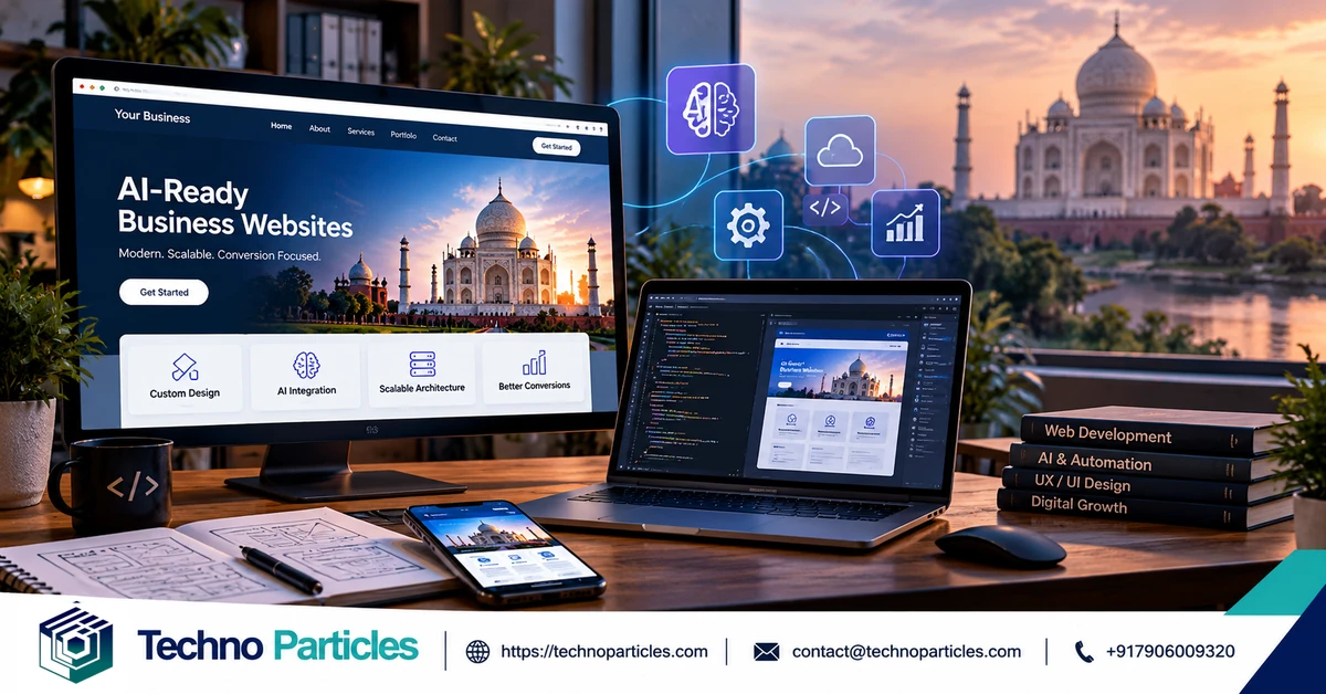 Best Website Development Company in Agra for AI-Ready Business Websites supporting image