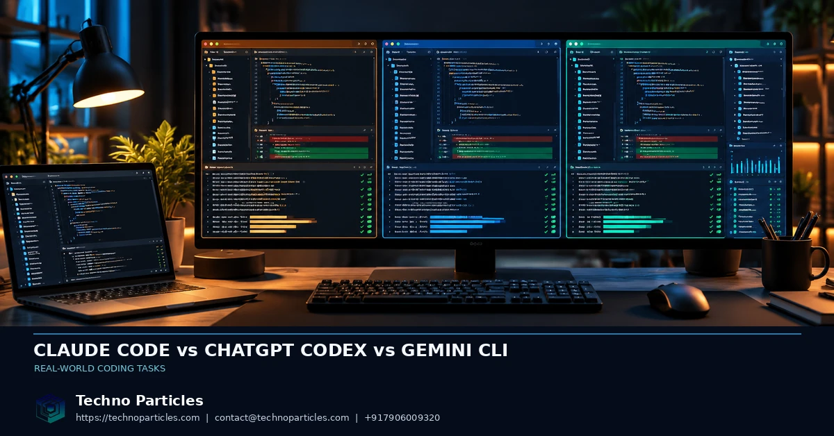 Claude Code vs ChatGPT Codex vs Gemini CLI for Real-World Coding Tasks supporting image