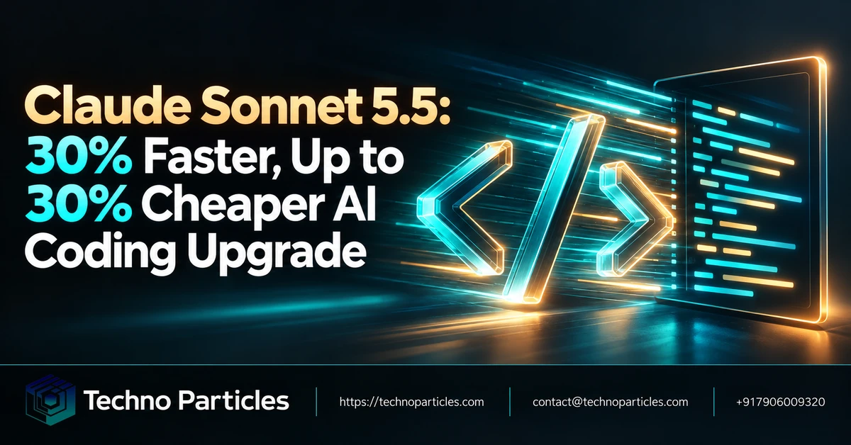 Featured image for Claude Sonnet 5.5: 30% Faster, Up to 30% Cheaper AI Coding Upgrade