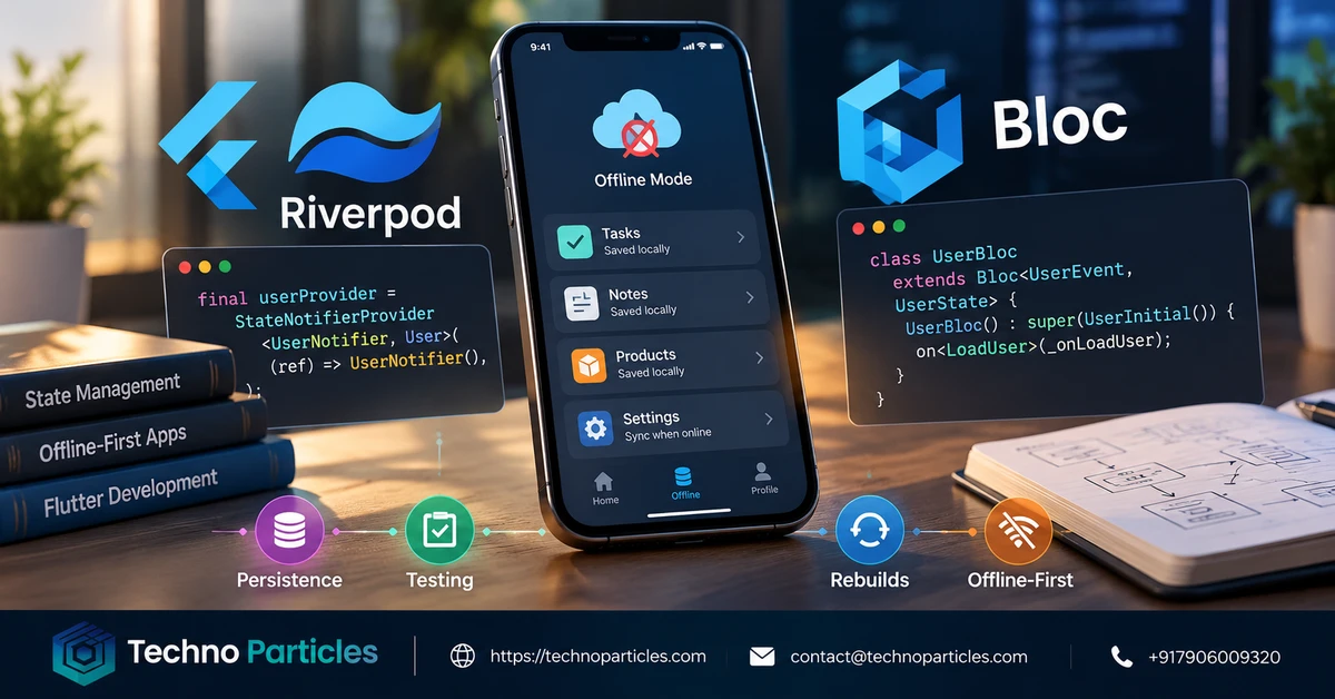 Featured image for Flutter Riverpod vs Bloc for Offline-First Apps