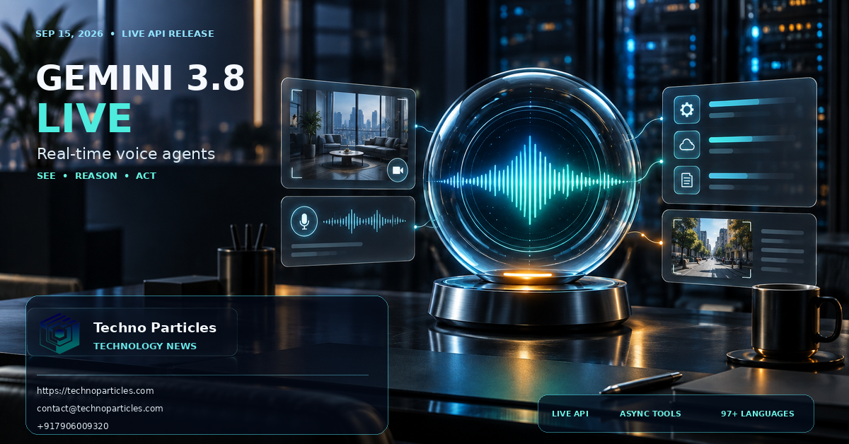 Featured image for Google Gemini 3.8 Live Voice Agents: Release Explained