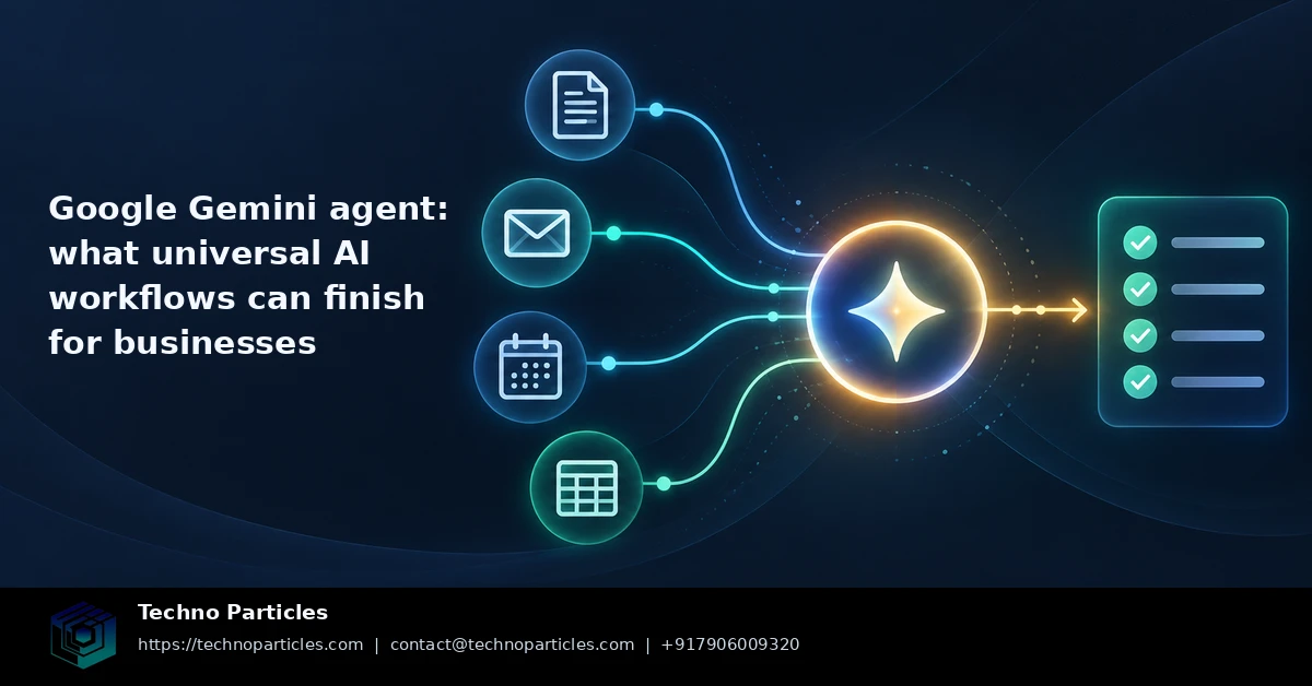 Google Gemini Agent: What Universal AI Workflows Can Finish for Businesses supporting image