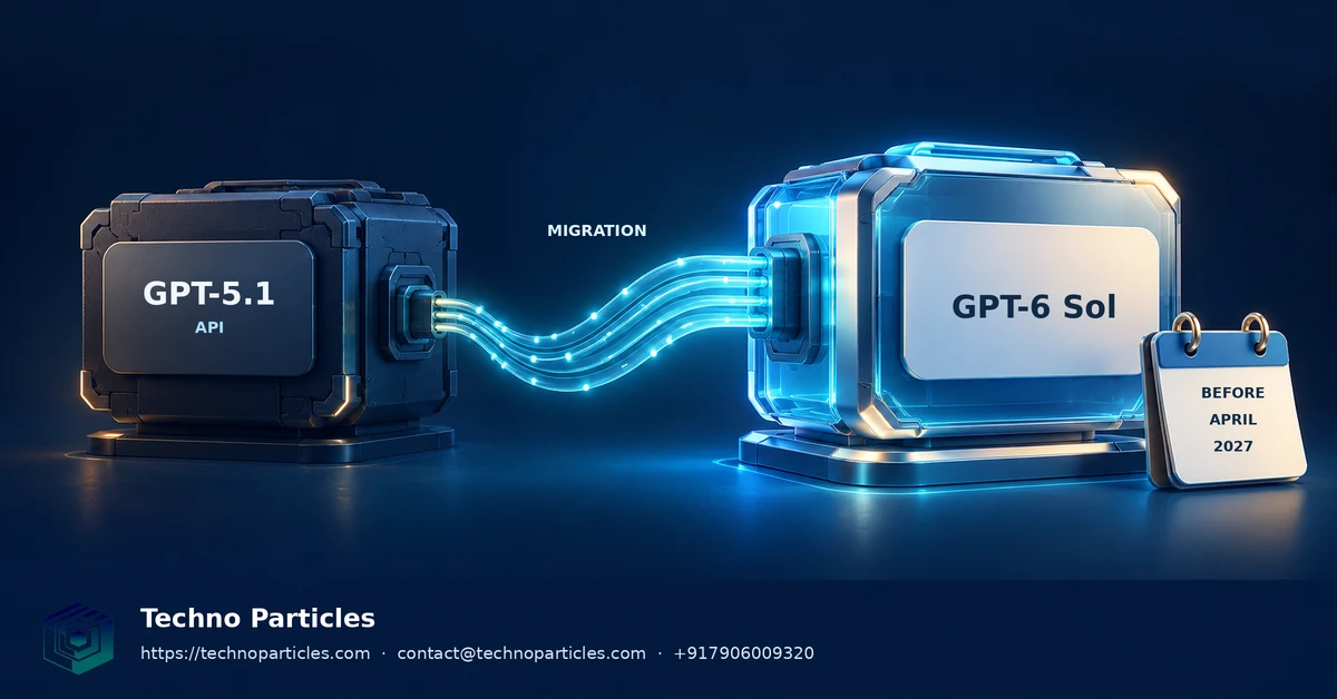 Featured image for GPT-5.1 API Deprecation: Migrate to GPT-6 Sol Before 2027