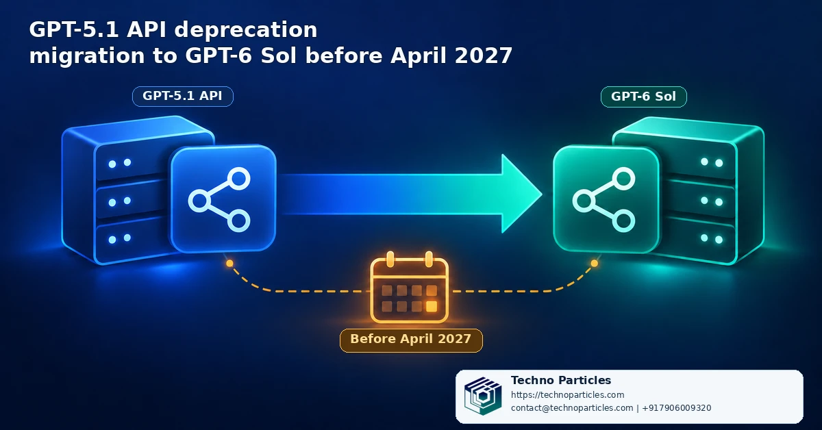 GPT-5.1 API Deprecation: Migrate to GPT-6 Sol Before 2027 supporting image