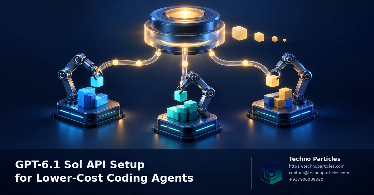 Featured image for GPT-6.1 Sol API Setup for Lower-Cost Coding Agents