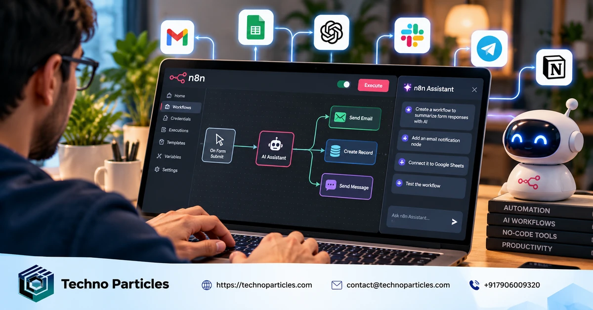 How Beginners Can Build n8n AI Workflows with n8n Assistant supporting image