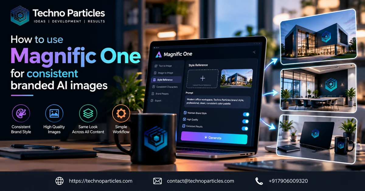 How to Use Magnific One for Consistent Branded AI Images supporting image
