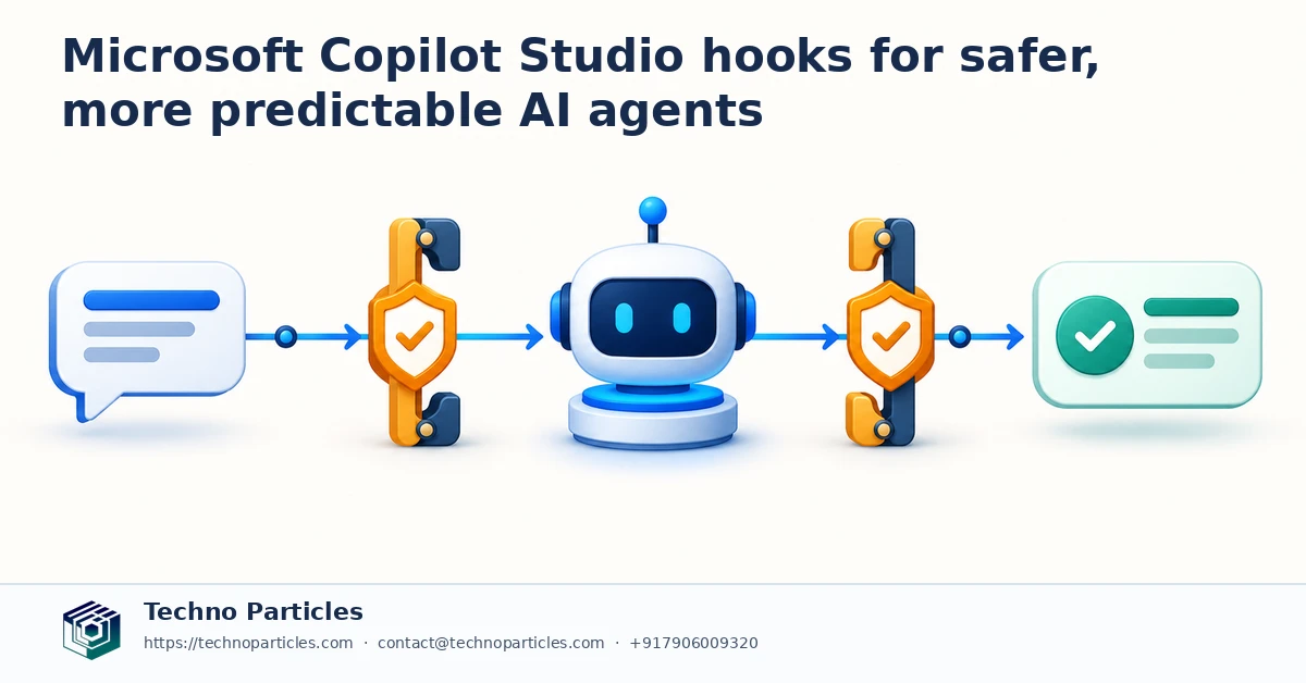 Microsoft Copilot Studio Hooks Make AI Agents Safer and More Predictable supporting image