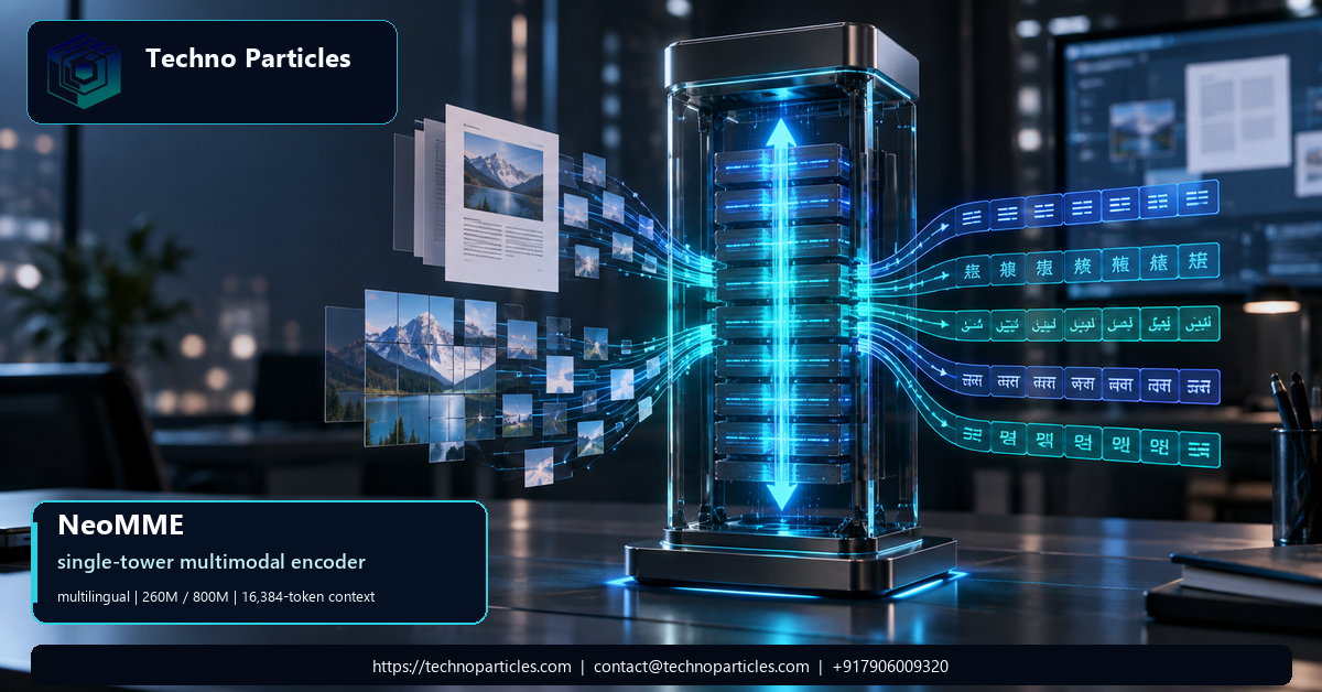 NeoMME Multimodal Multilingual Encoder Explained: Why This Open Model Matters