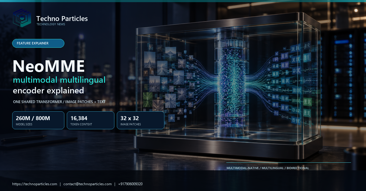 NeoMME Multimodal Multilingual Encoder Explained: Why This Open Model Matters