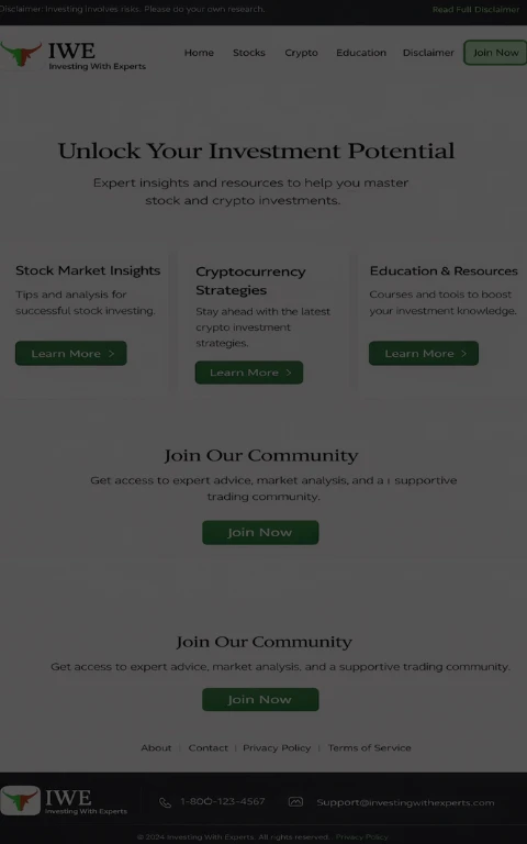 Investing With Experts Website